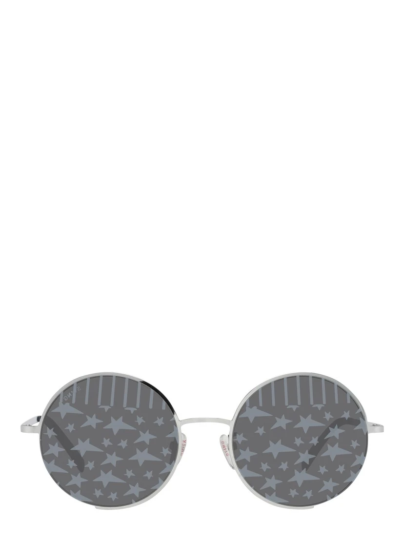 Gray Metal Sunglasses