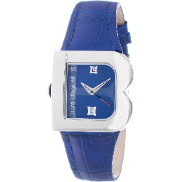 Purple Leather Dress Watch