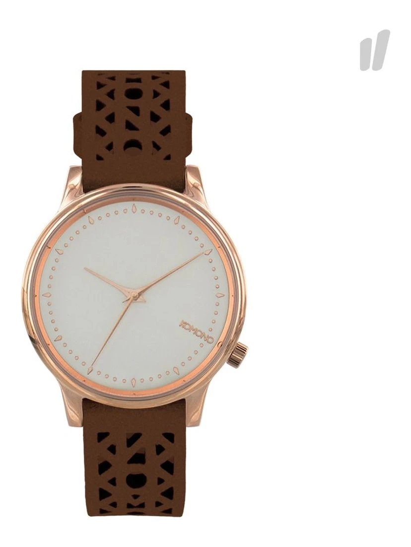 Brown Leather Dress Watch