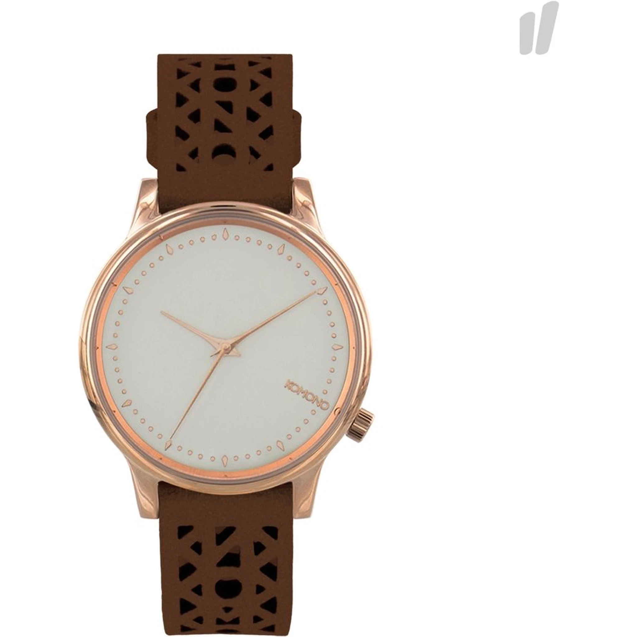 Brown Leather Dress Watch