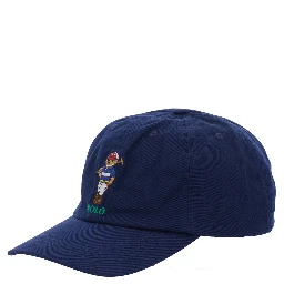 Blue Baseball Cap with Logo on the Front in Cotton Boy
