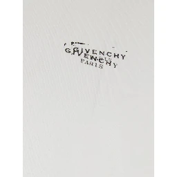 White Crew Neck T-Shirt with Logo on Front and Back in Cotton Man