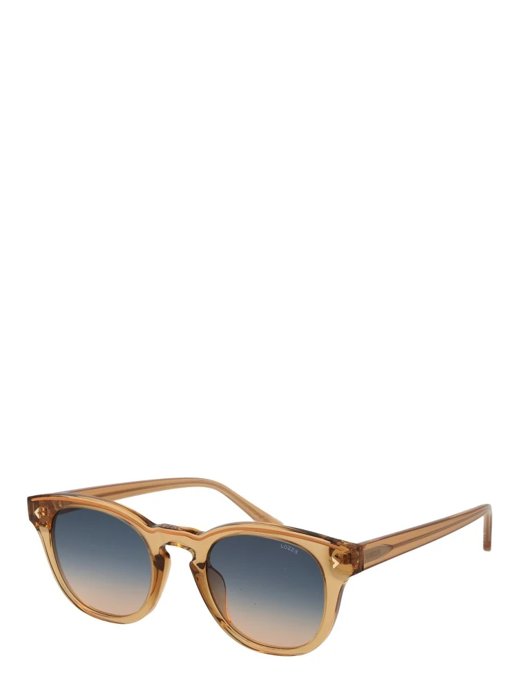 Beige Plastic Sunglasses