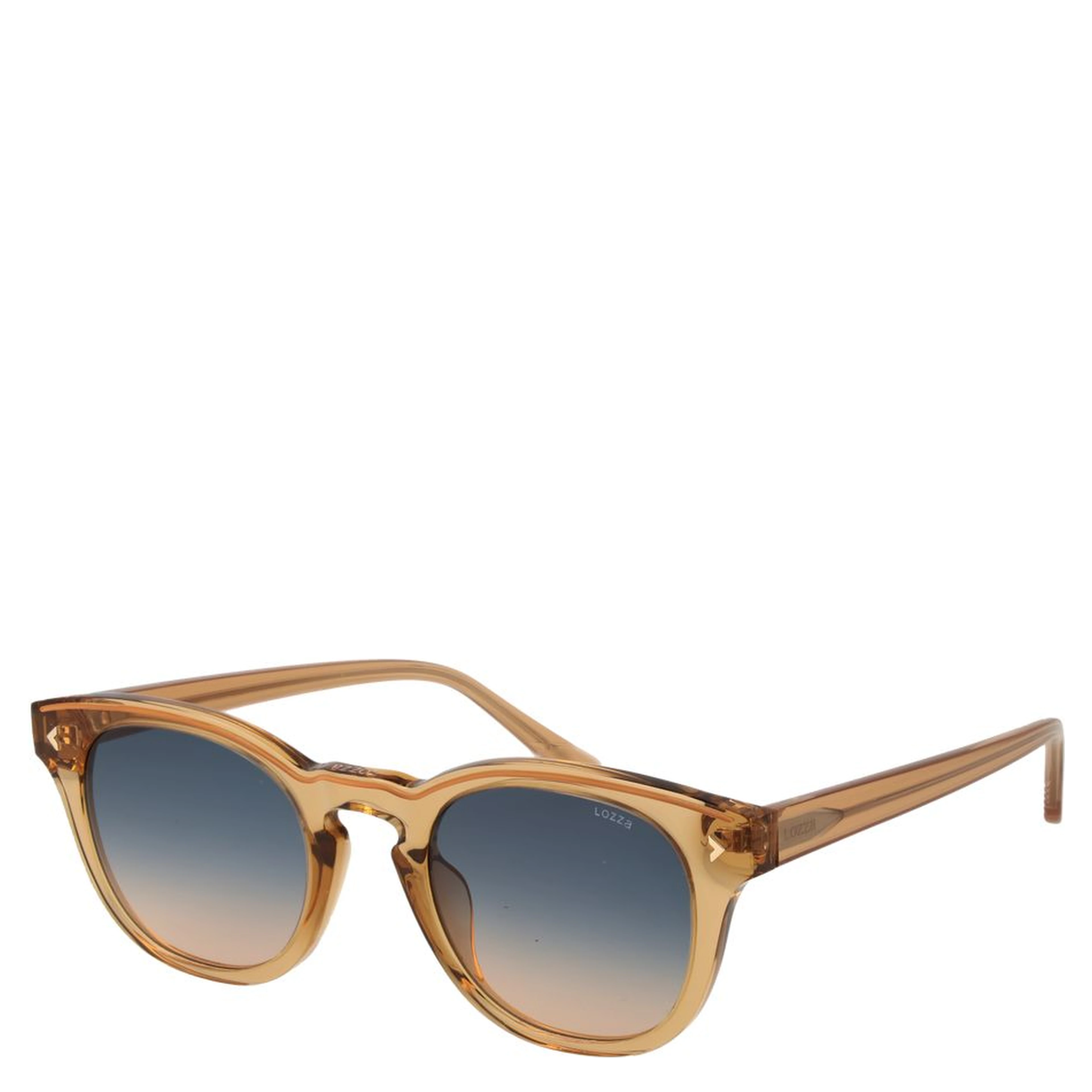 Beige Plastic Sunglasses