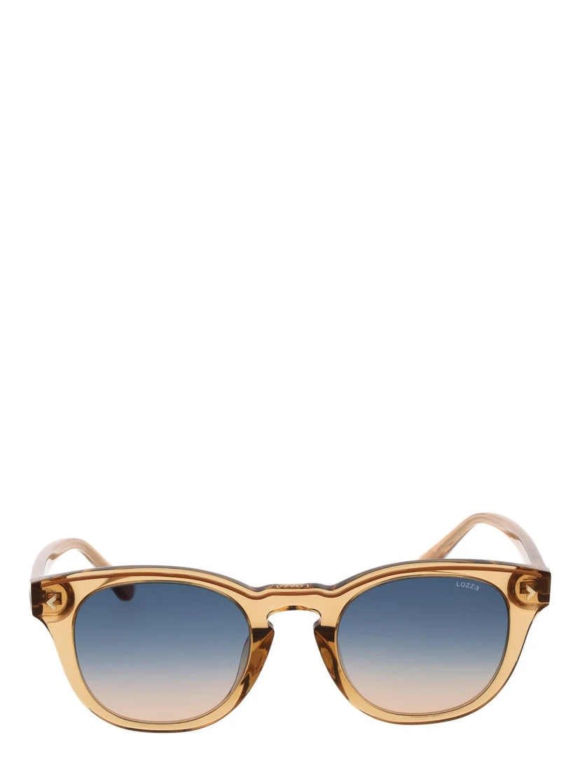 Beige Plastic Sunglasses