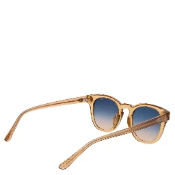 Beige Plastic Sunglasses