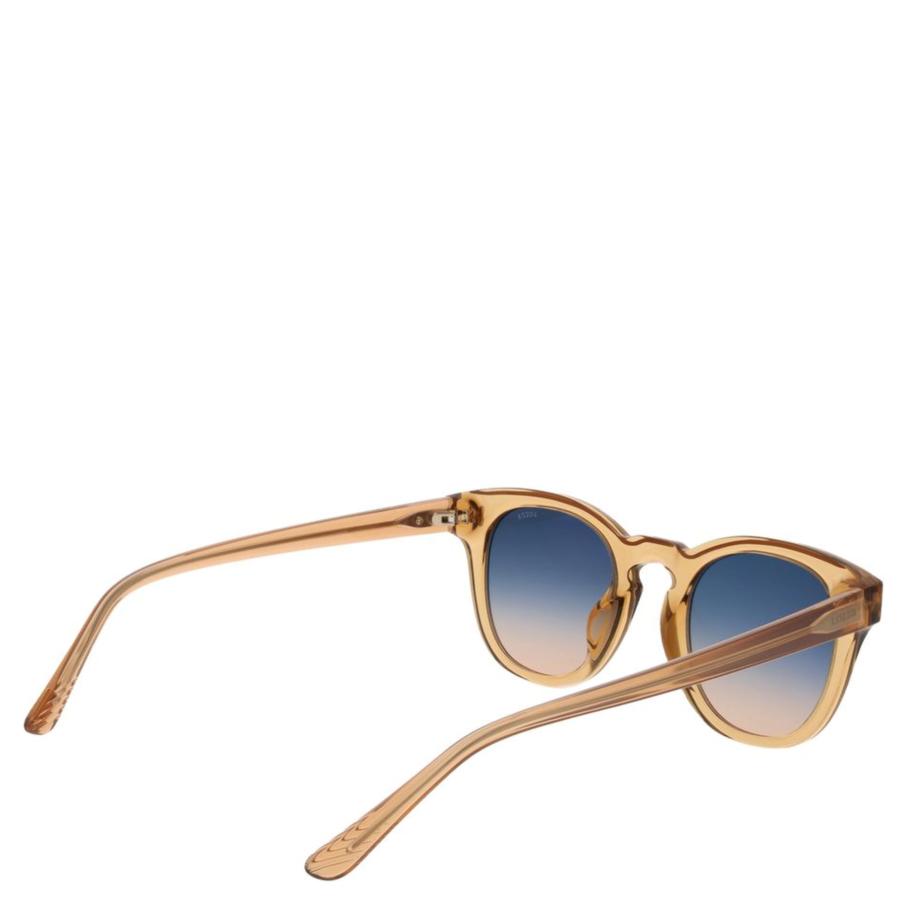 Beige Plastic Sunglasses