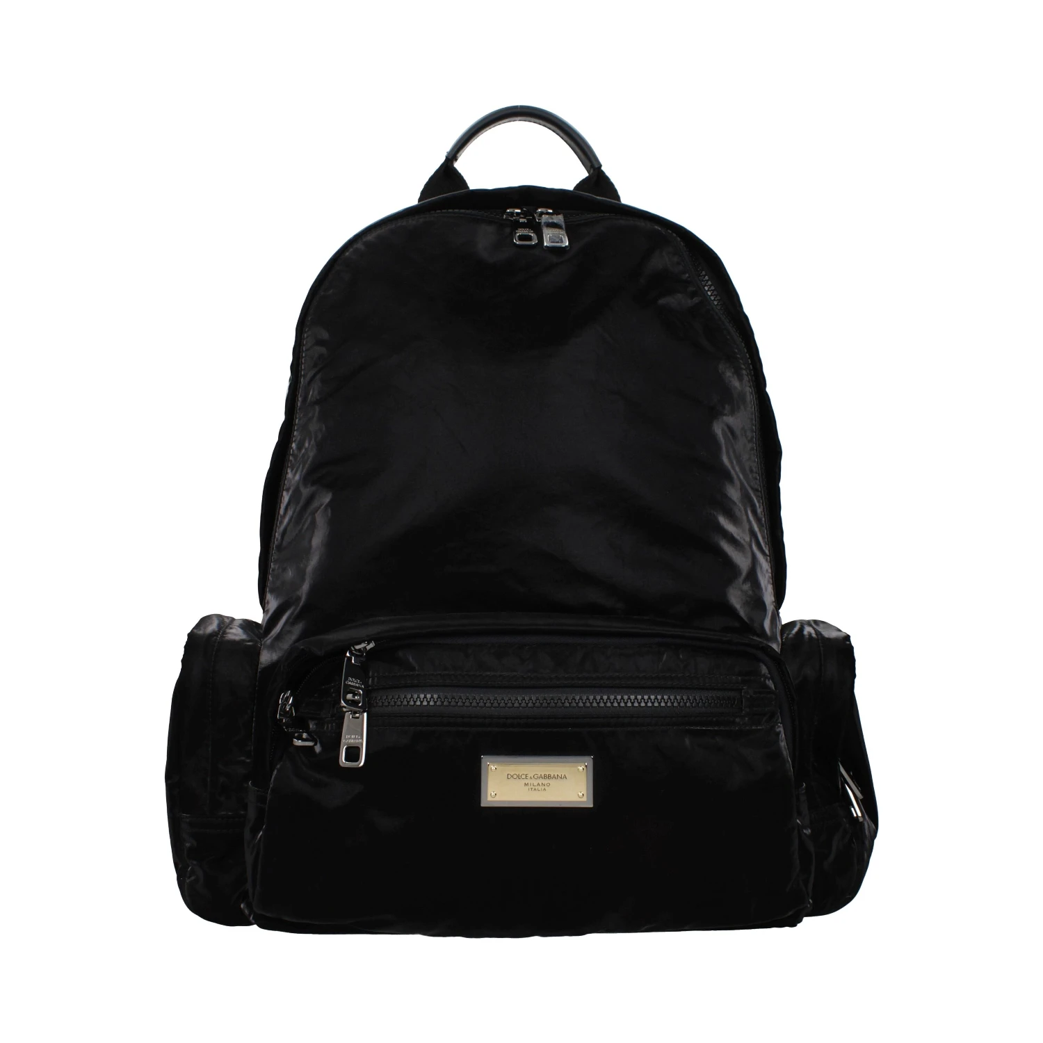 Black Nylon Backpack