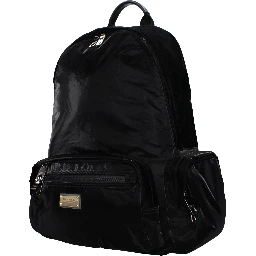 Black Nylon Backpack