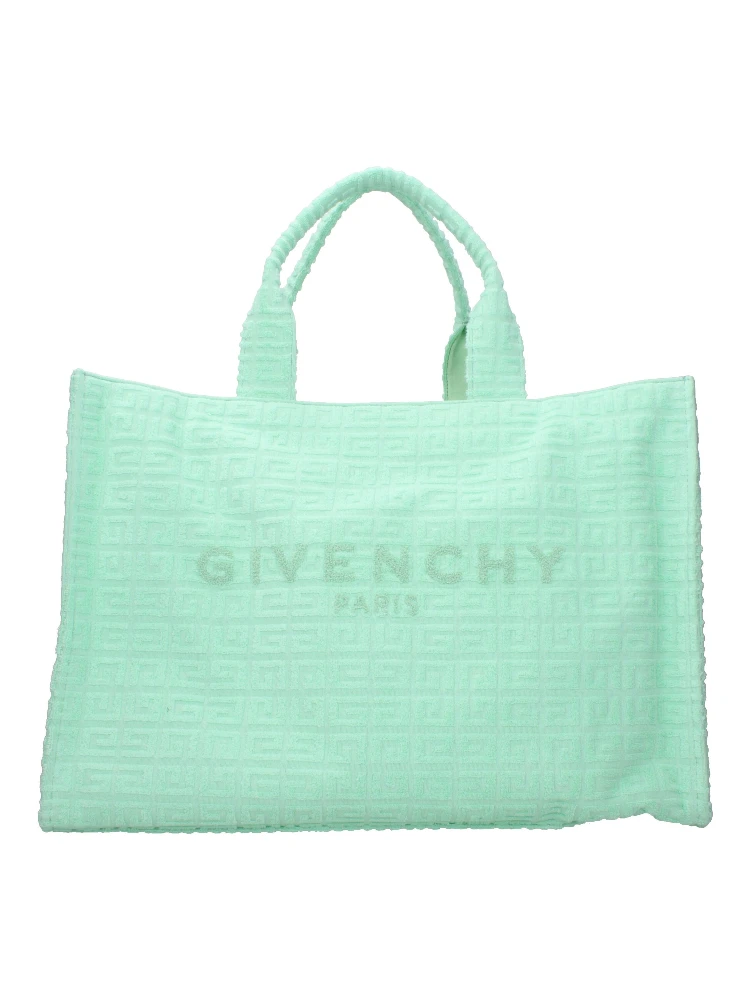 Green Fabric Handbag