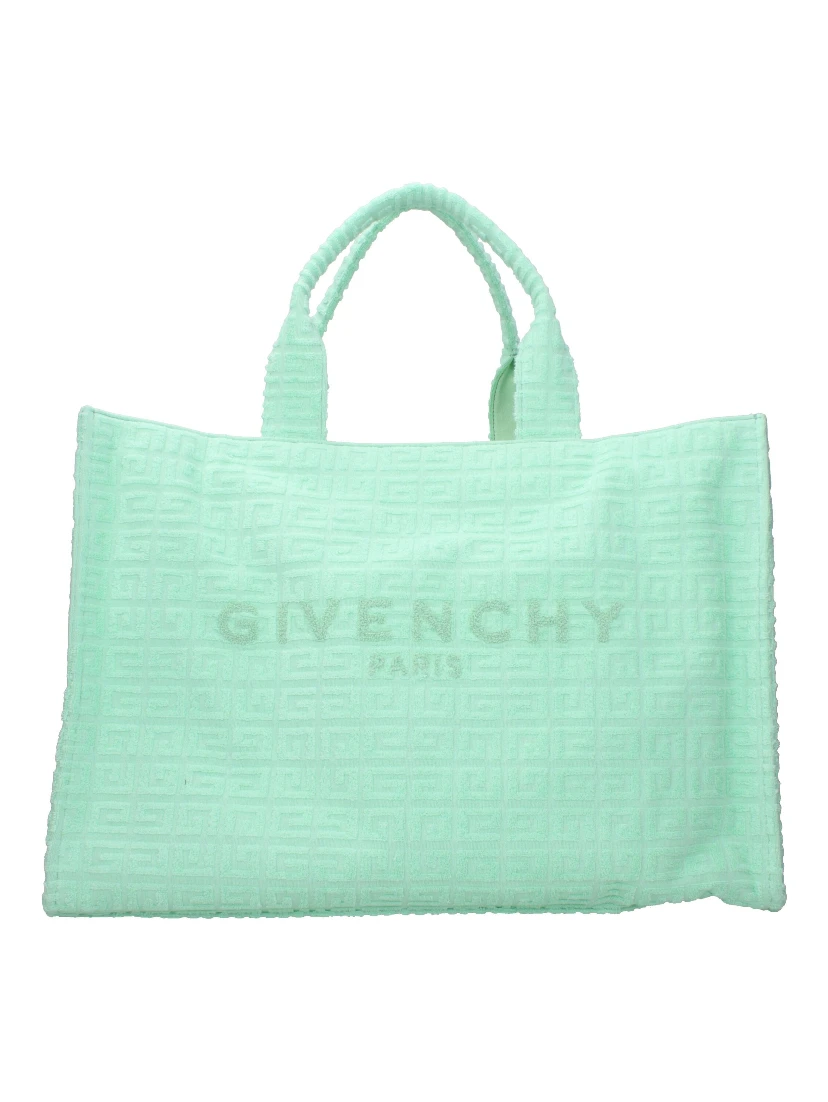 Green Fabric Handbag