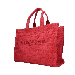 Red Fabric Handbag