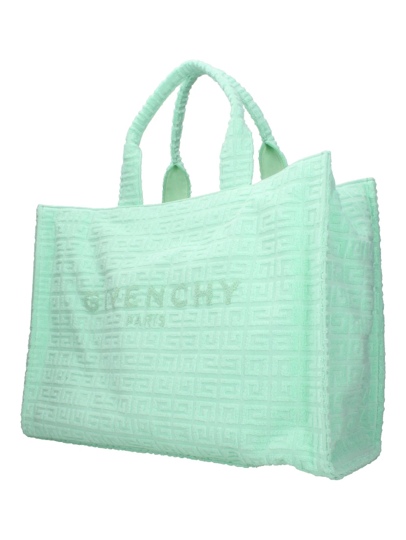 Green Fabric Handbag