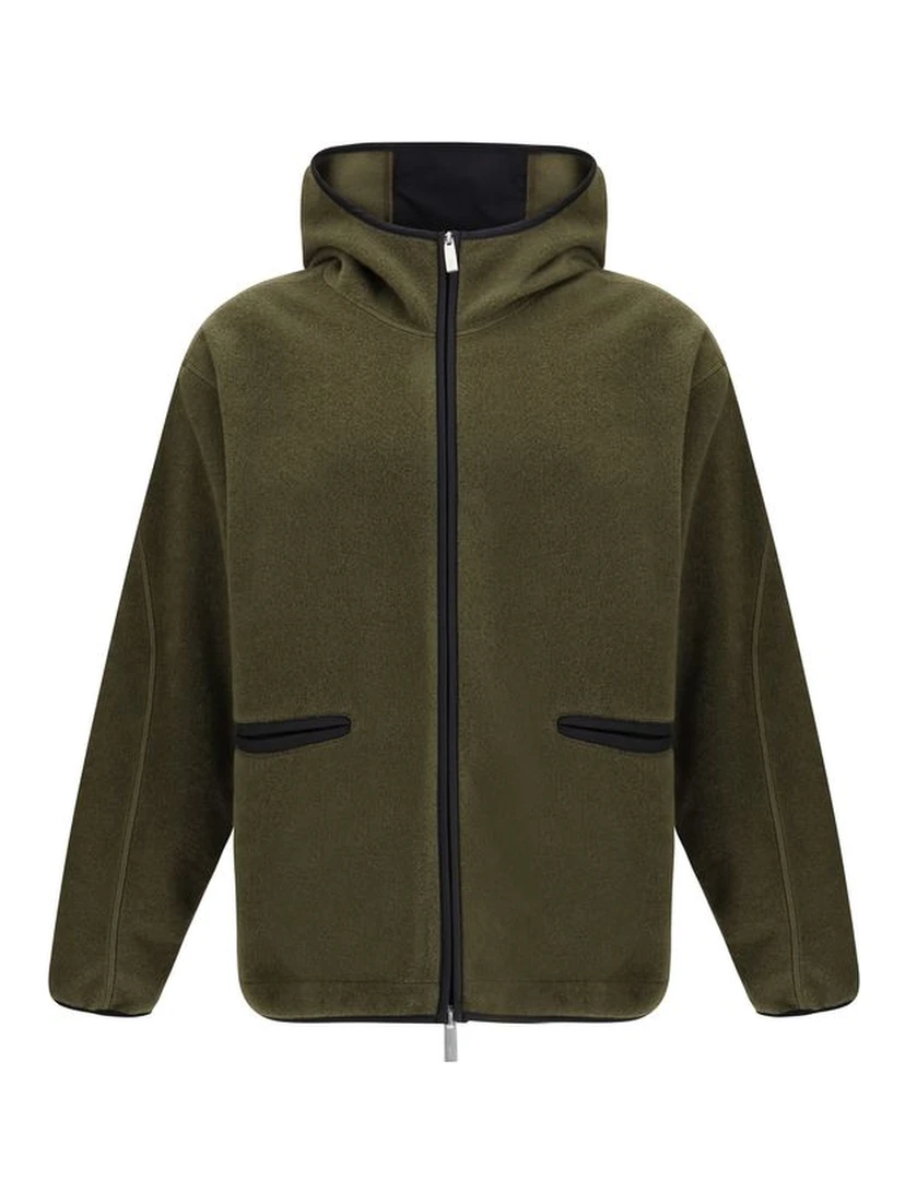 Bicolor Polyester Hoodie