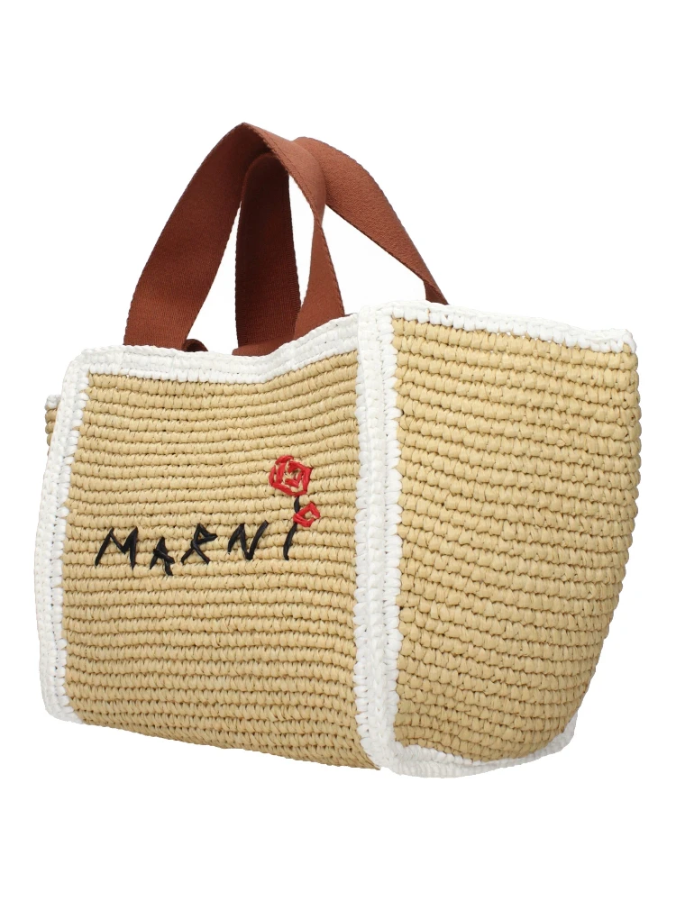 Beige Raffia Handbag alternative