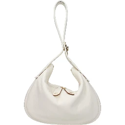 Beige Leather Handbag