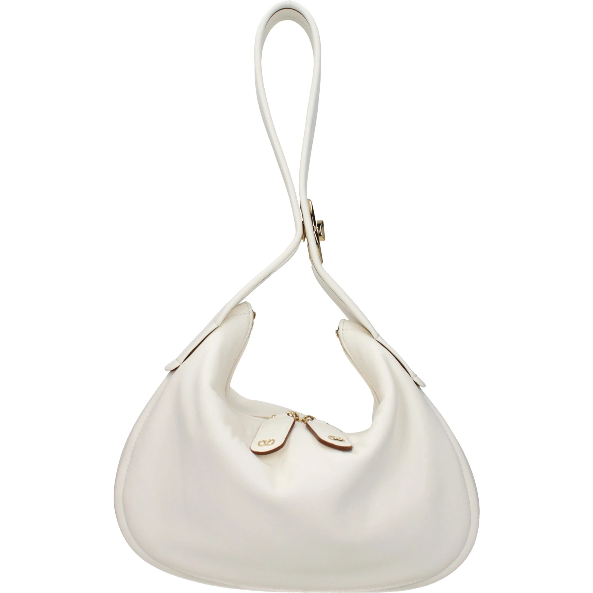 Beige Leather Handbag