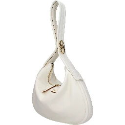 Beige Leather Handbag