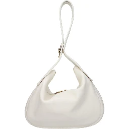 Beige Leather Handbag