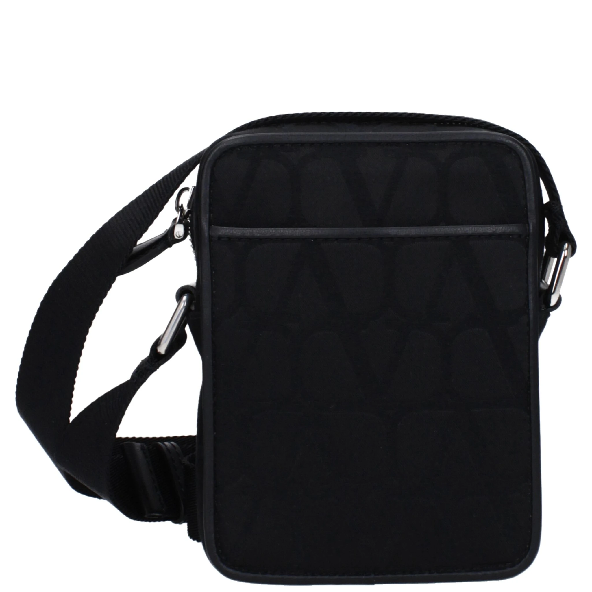 حقيبة كروسبودي من القماش الأسود