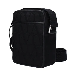 حقيبة كروسبودي من القماش الأسود