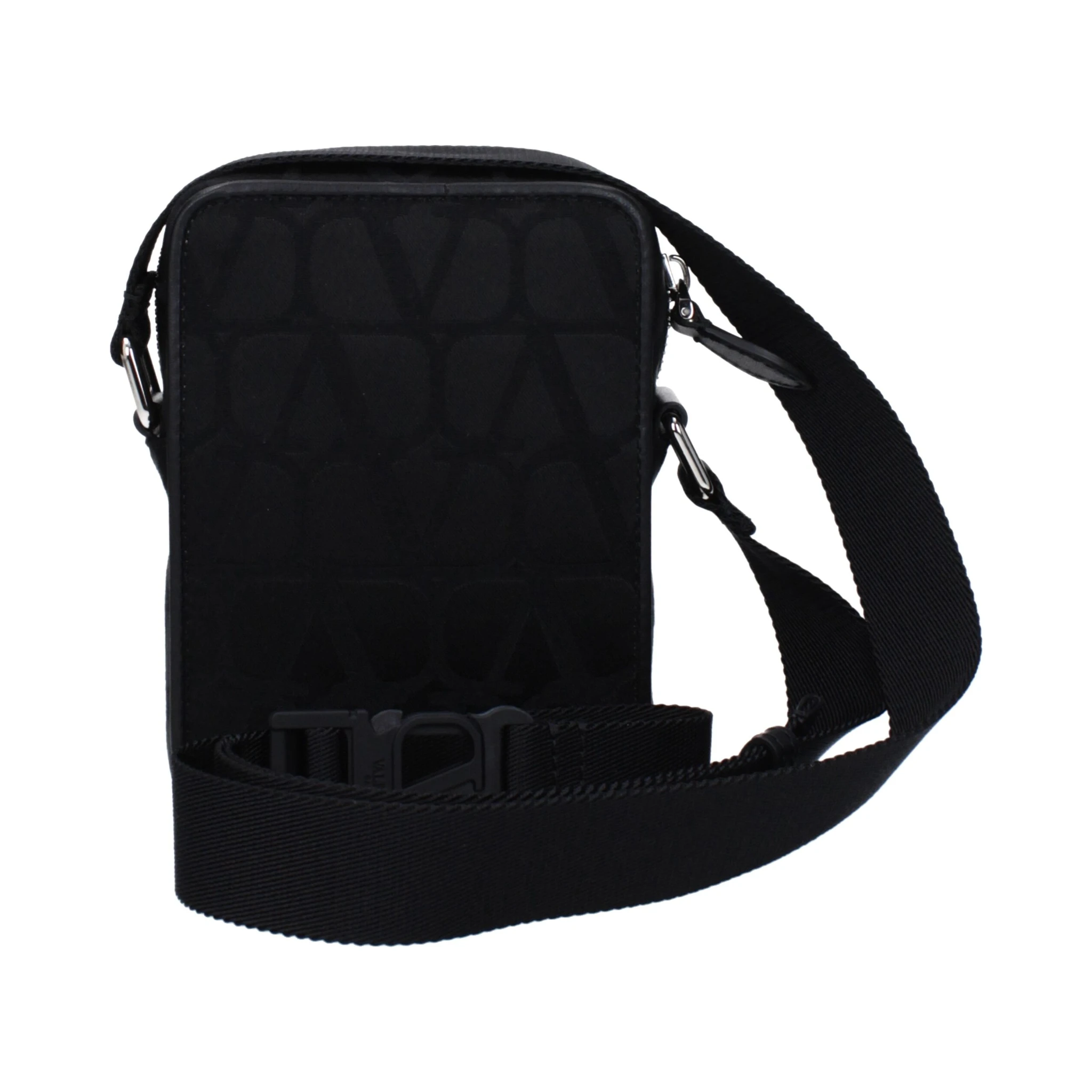 حقيبة كروسبودي من القماش الأسود