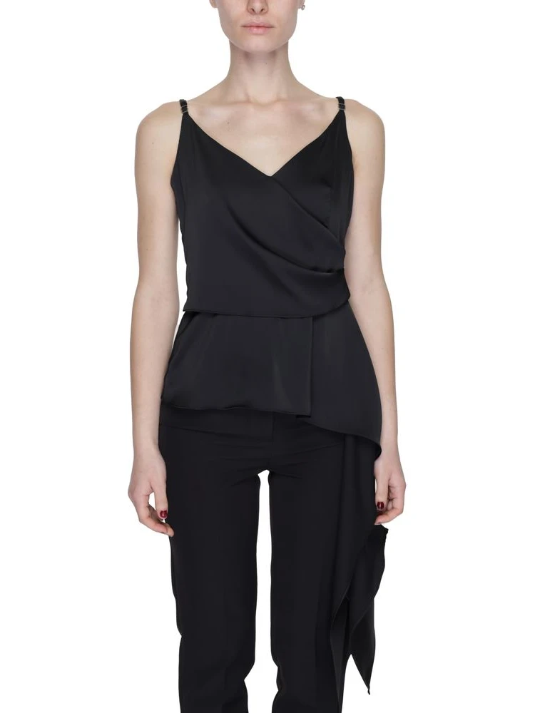 Black Polyester Top