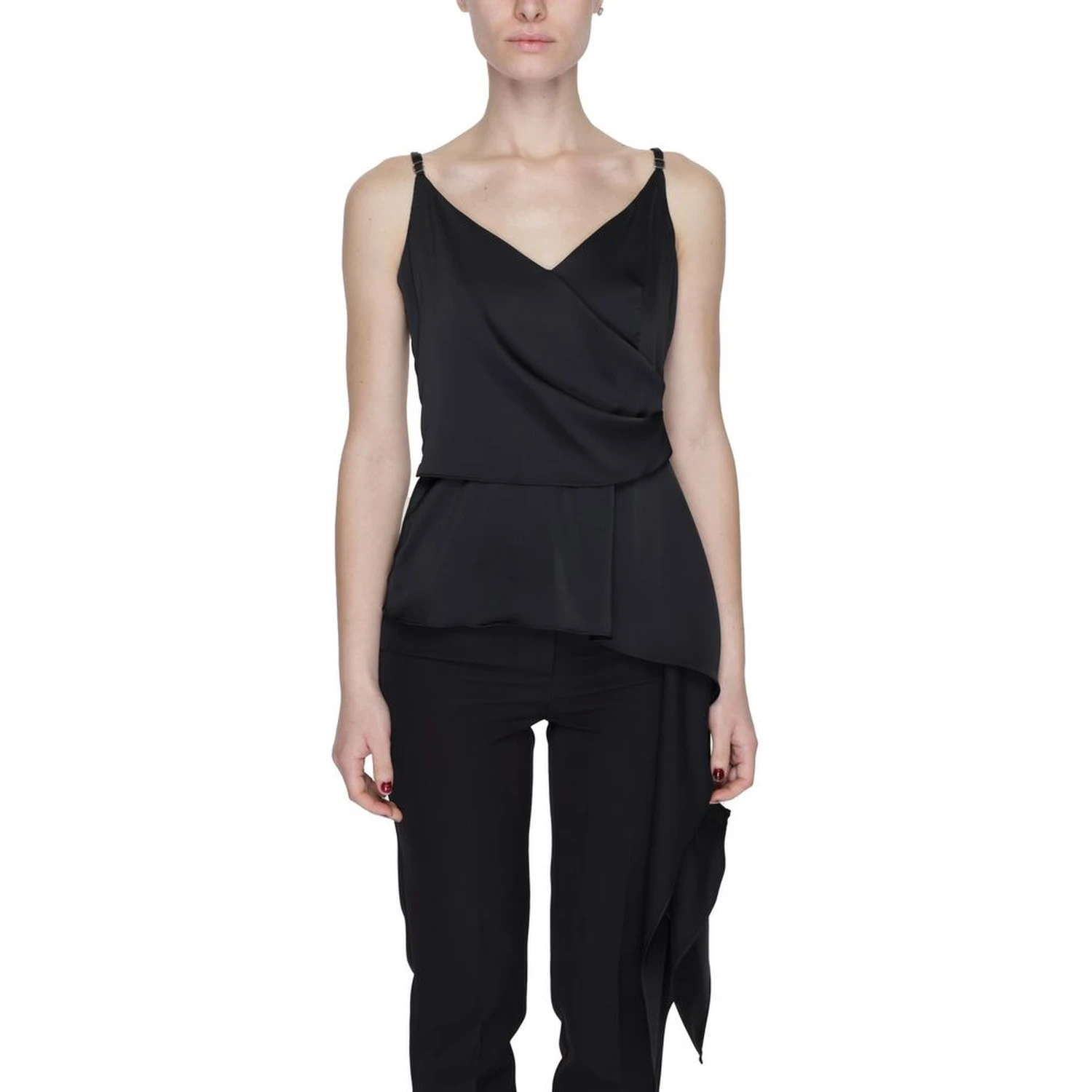 Black Polyester Top
