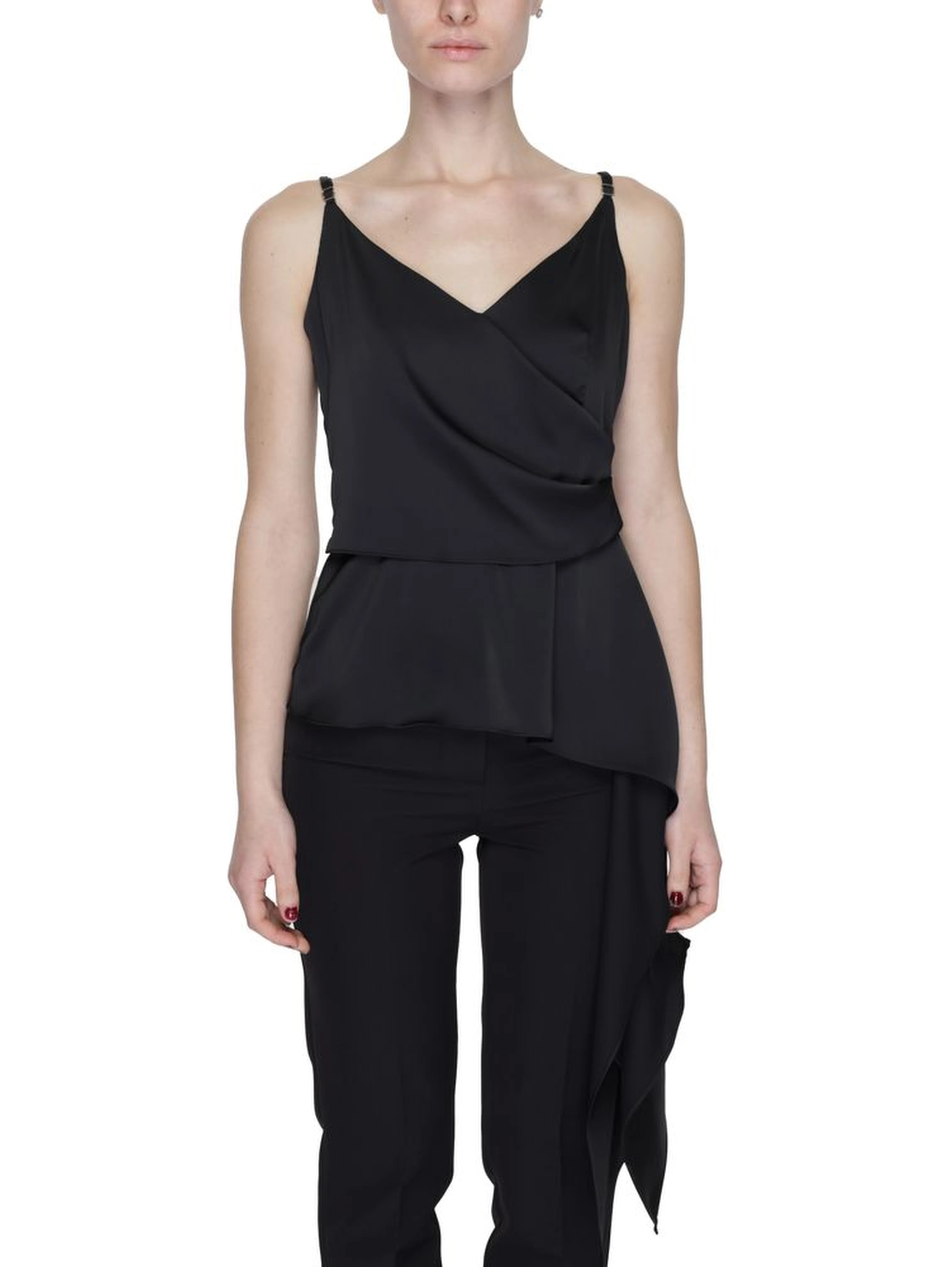 Black Polyester Top