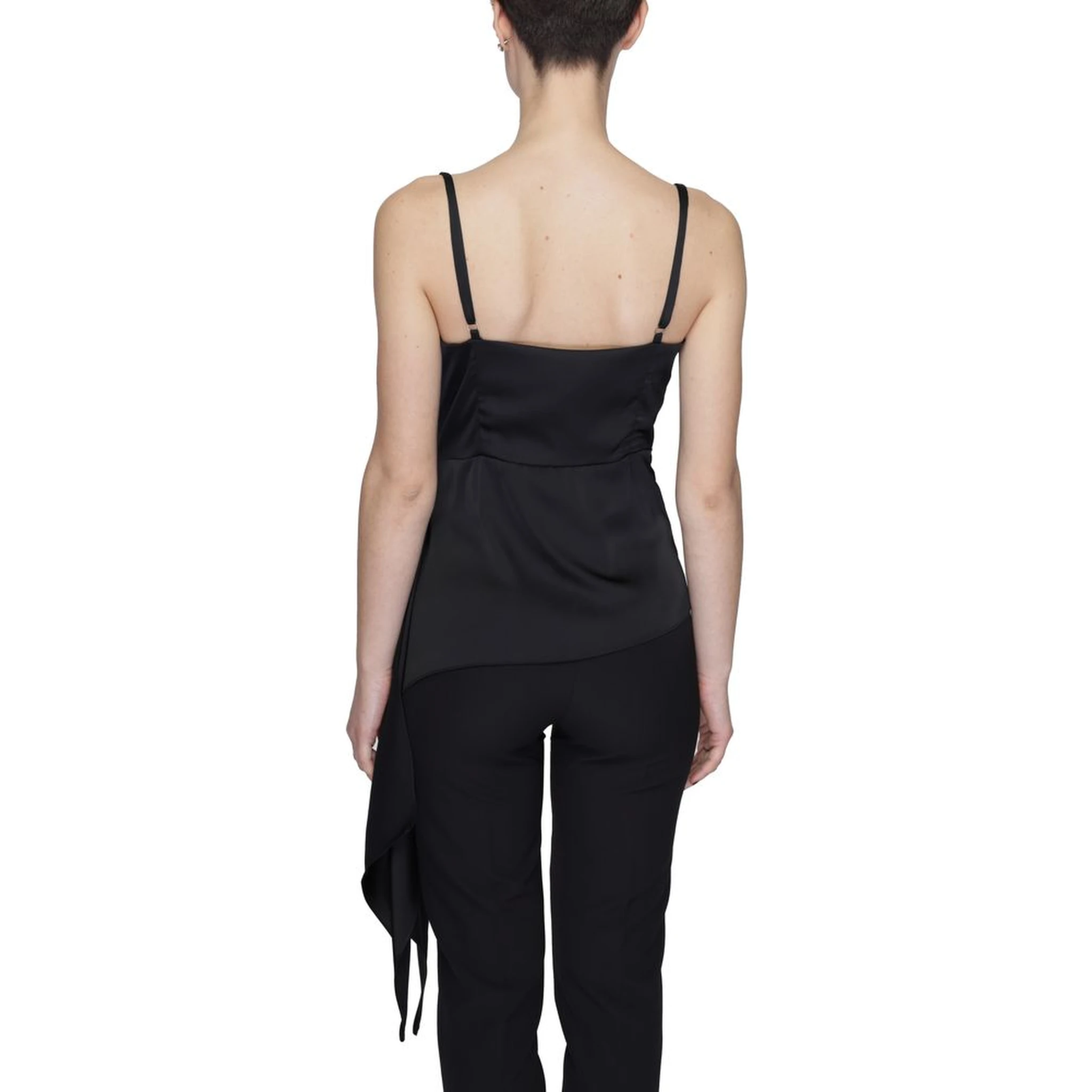Black Polyester Top