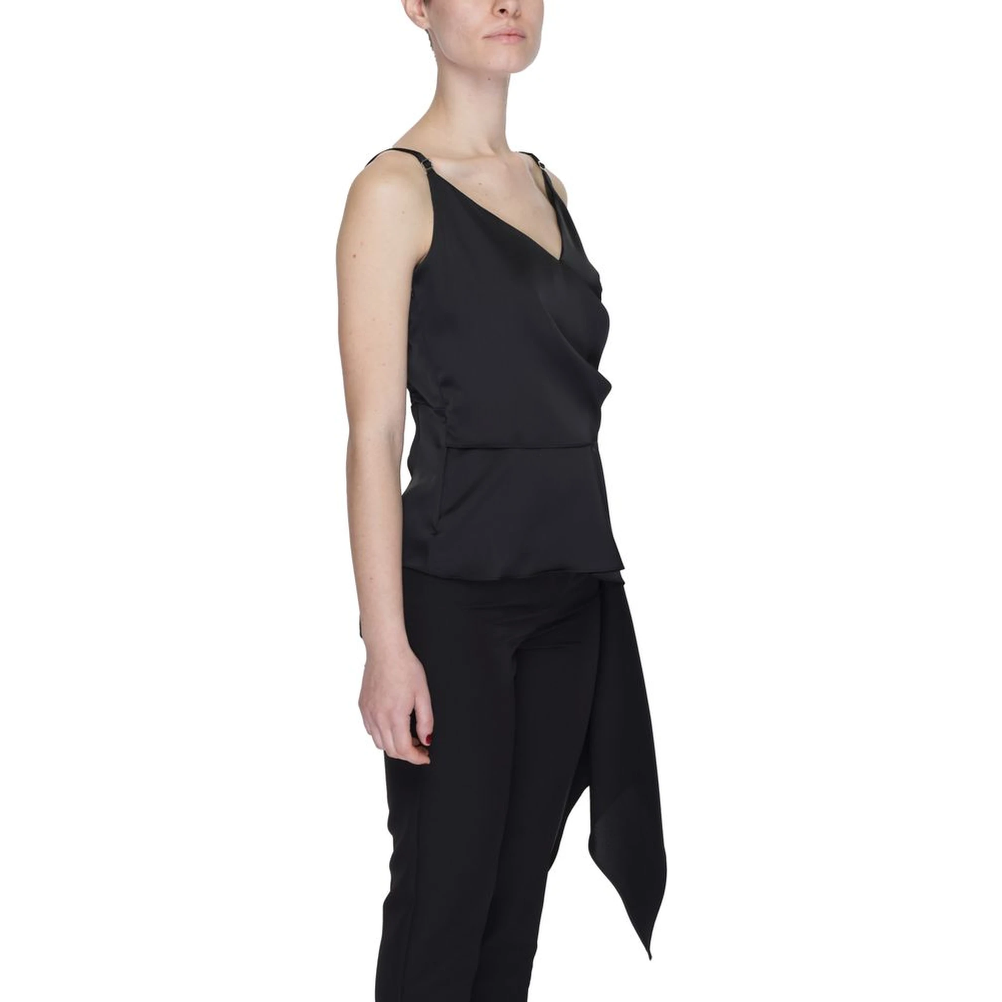 Black Polyester Top