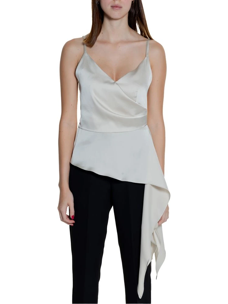 Cream Polyester Top