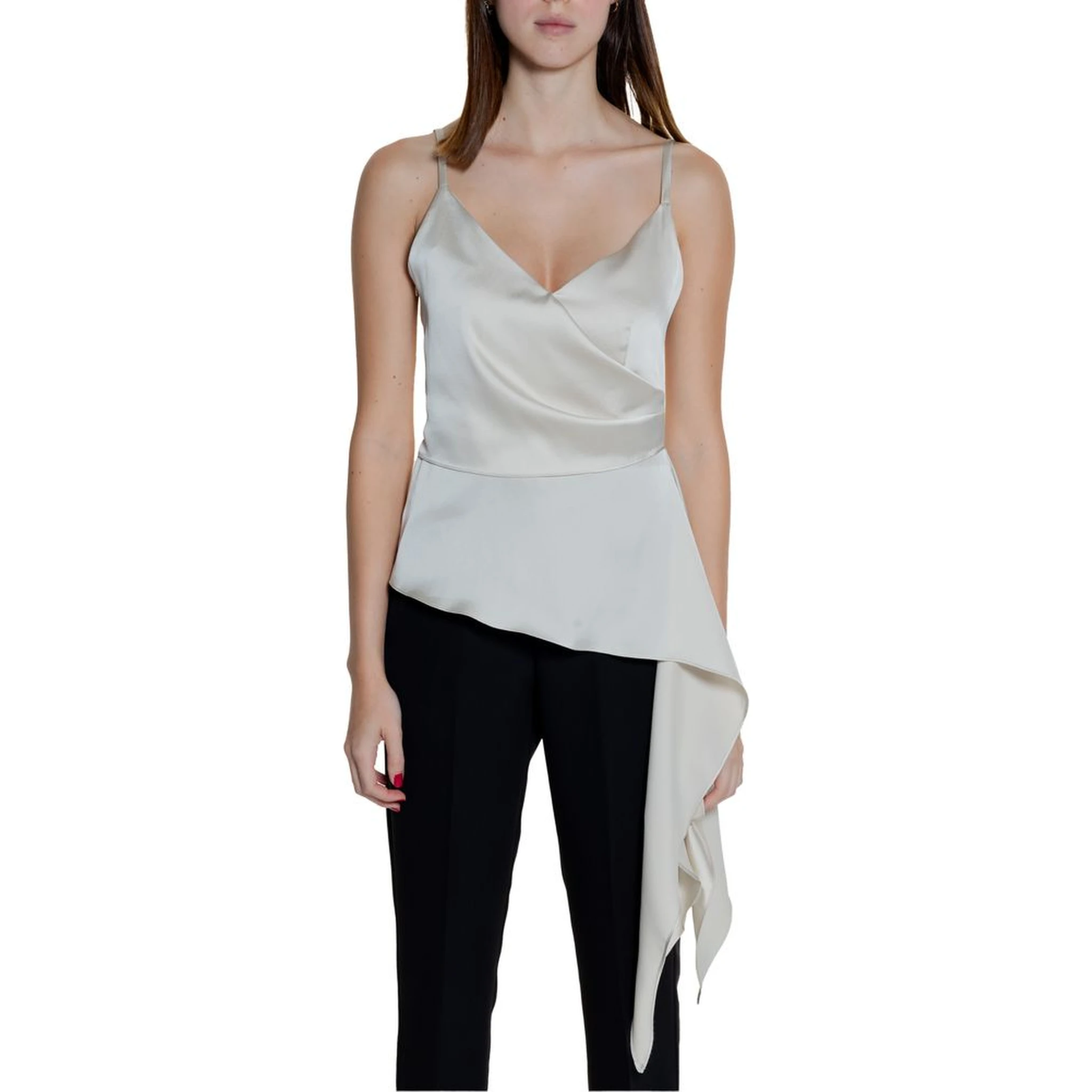 Cream Polyester Top