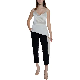 Cream Polyester Top