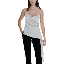 Cream Polyester Top
