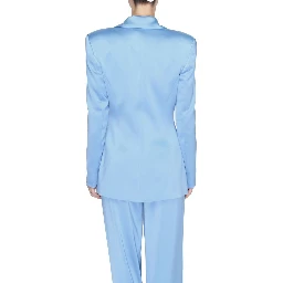 Blue Polyester Blazer