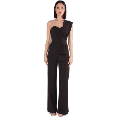 Black Polyester Jumpsuit
