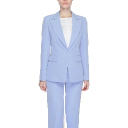 Purple Polyester Blazer