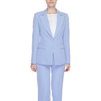 Purple Polyester Blazer