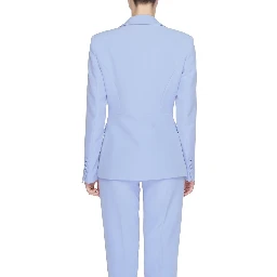 Purple Polyester Blazer