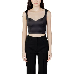 Black Polyester Top