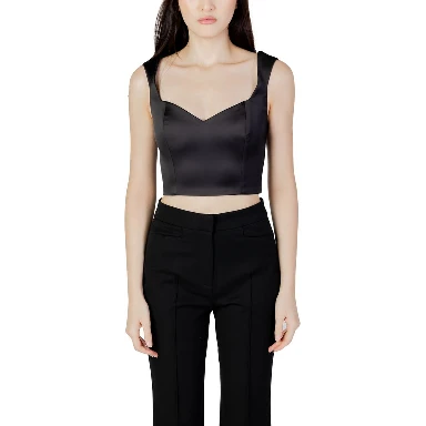 Black Polyester Top