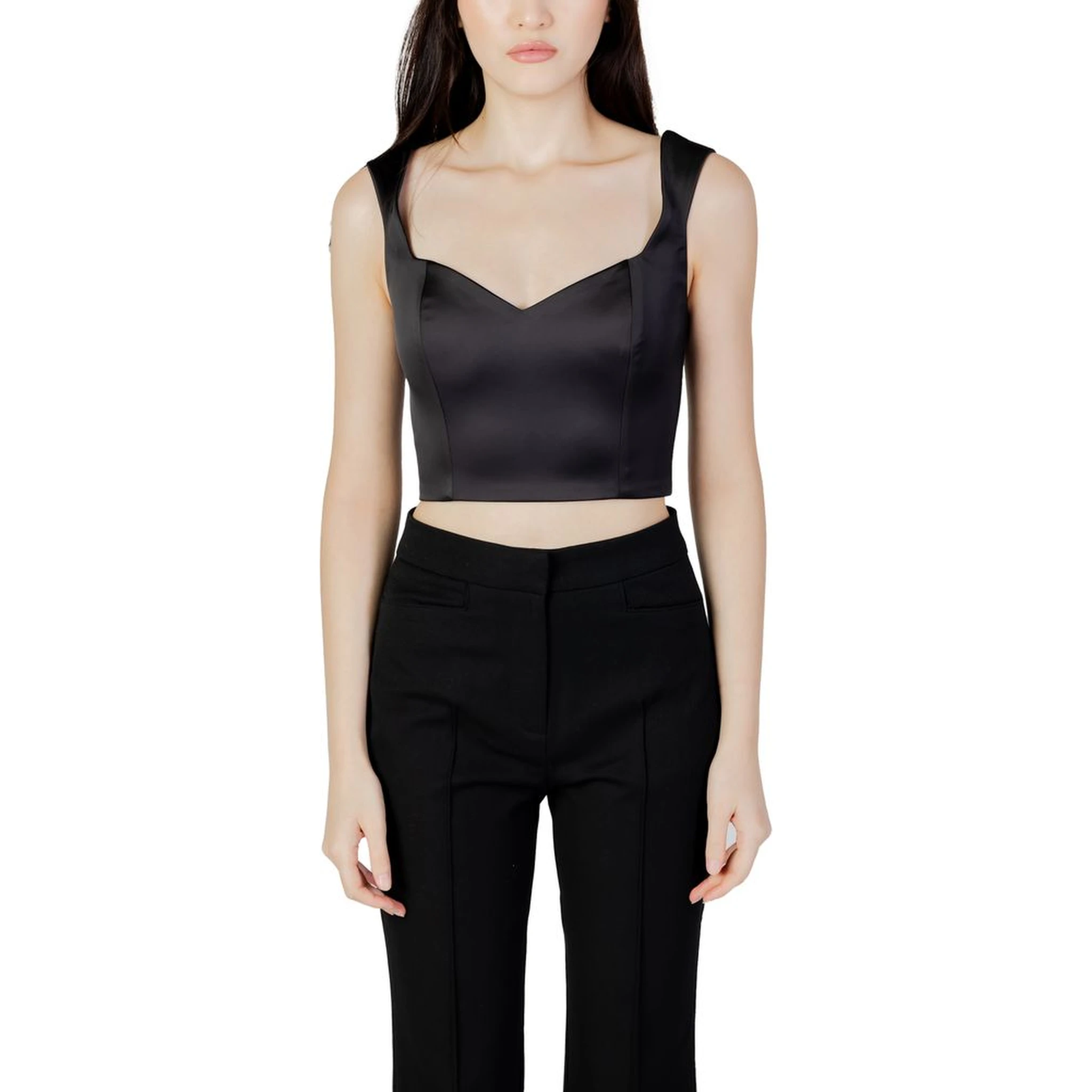 Black Polyester Top