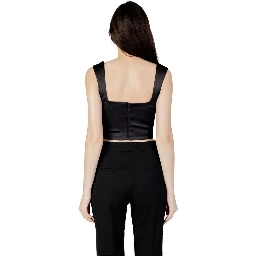 Black Polyester Top