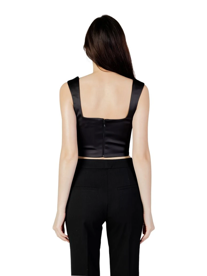 Black Polyester Top