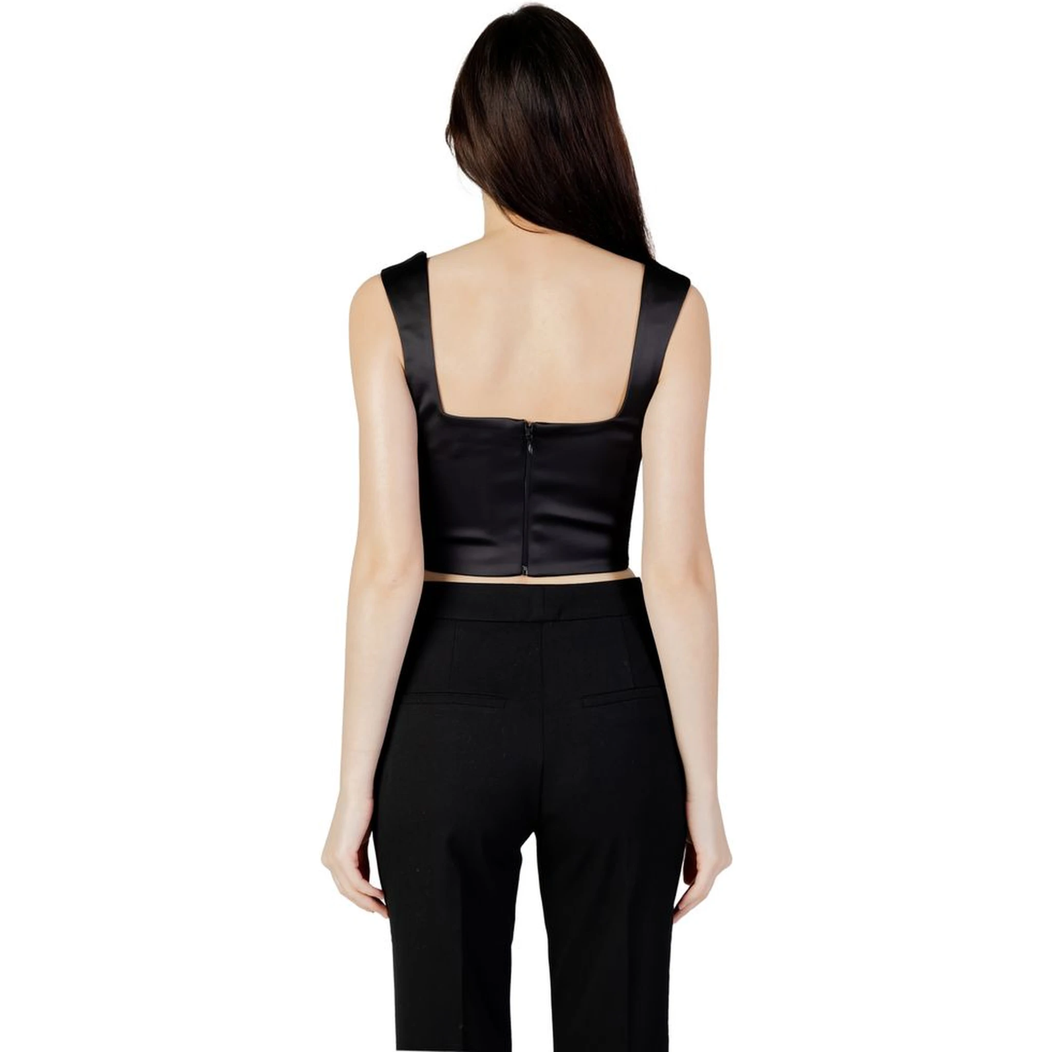 Black Polyester Top