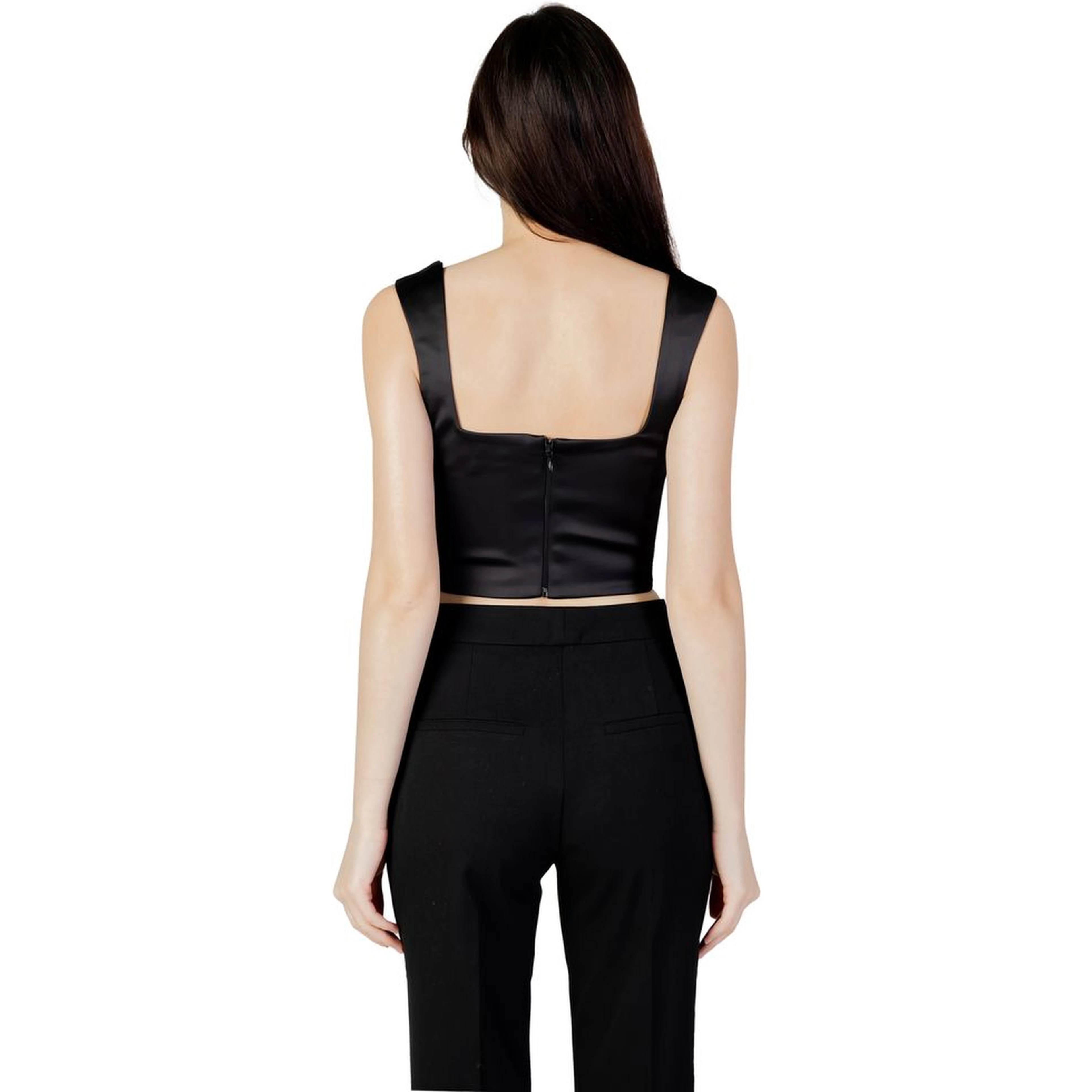 Black Polyester Top