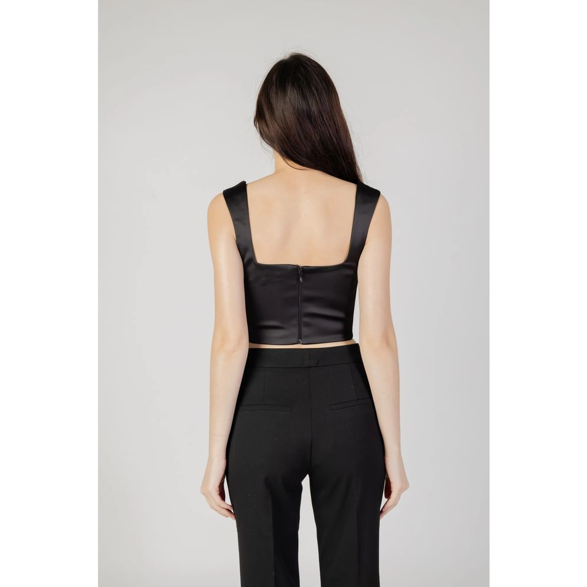 Black Polyester Top