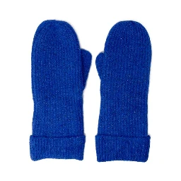 Blue Marabou Gloves