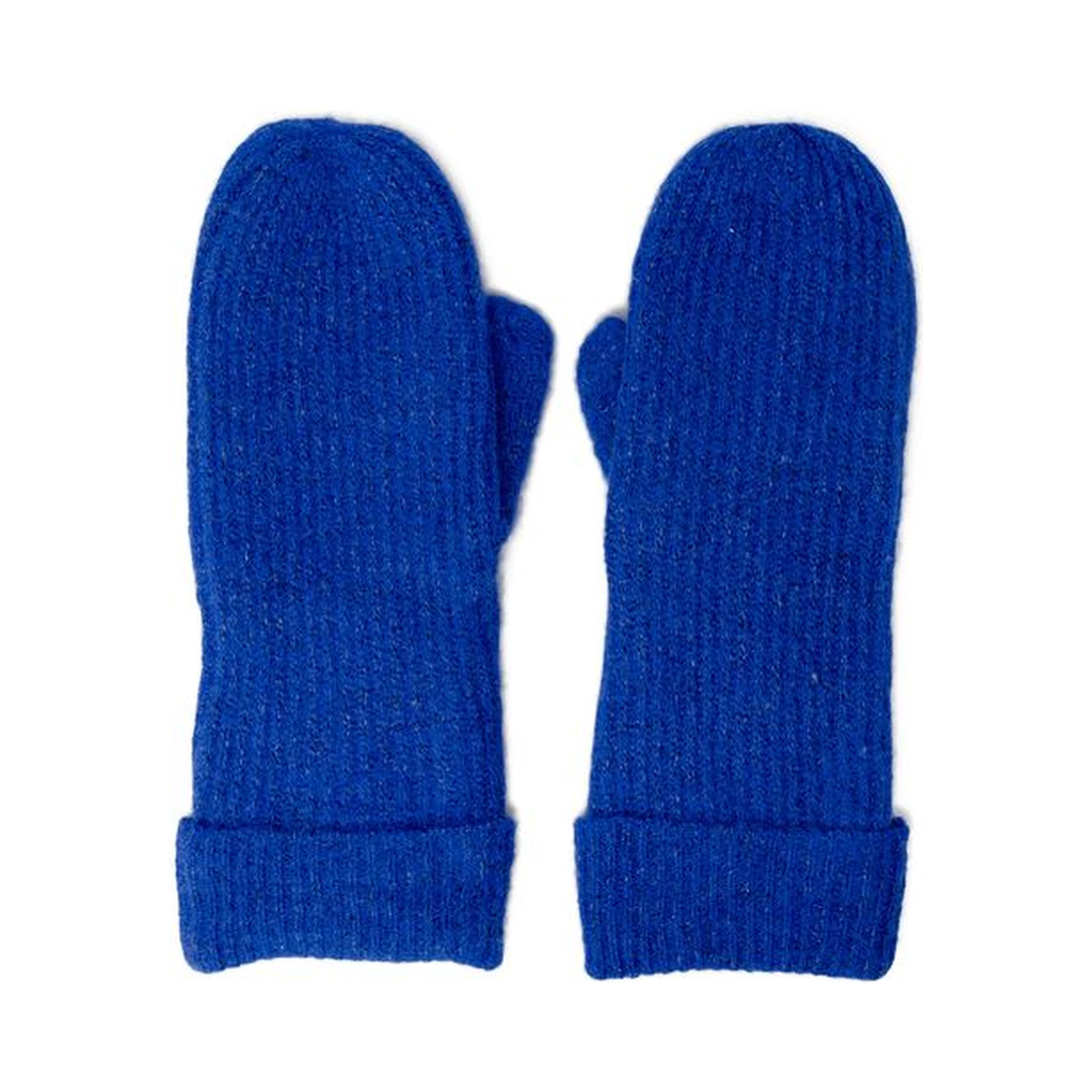 Blue Marabou Gloves